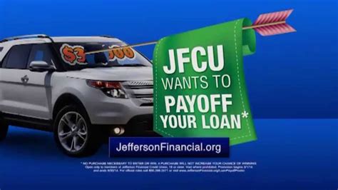 Jefferson Financial Credit Union Auto Loan Promotion Youtube