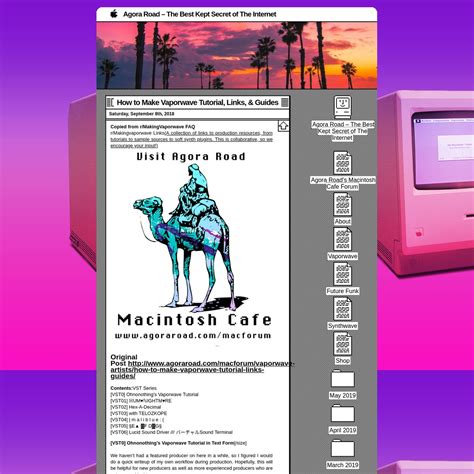 How To Make Vaporwave Tutorial Links And Guides Agora Road The Best