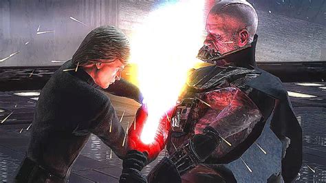 Luke Skywalker Kills Darth Vader Star Wars Scene Youtube