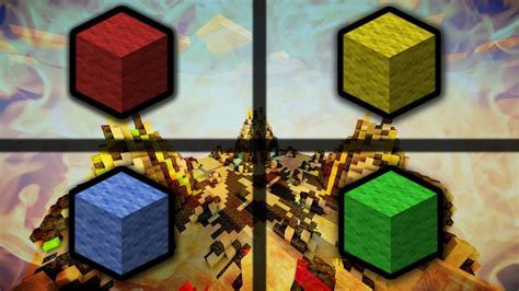 Minecraft 1v1v1v1 Mini Walls New Hypixel Mini Game Youtube