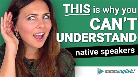 This Is How You Will Understand Native English Speakers 👂 Youtube