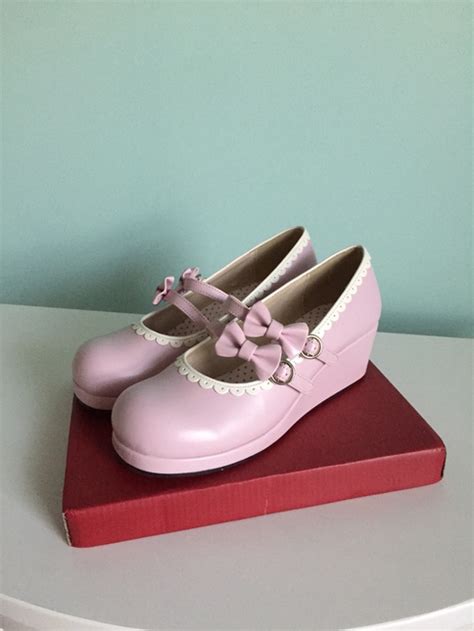 Bodyline Pastel Light Pink Mary Jane Shoes S521 Lpik Shoes Lace