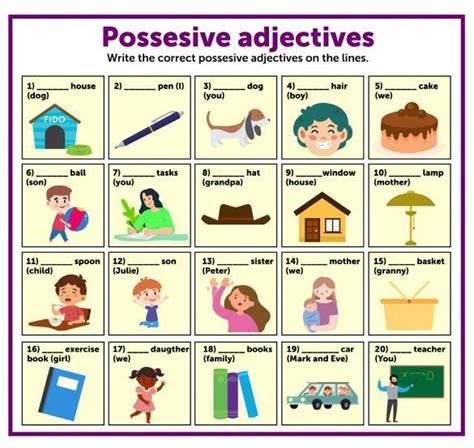 Pronombres Personales Y Adjetivos Posesivos En Ingles Y Learning Images