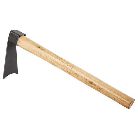 Portable Hand Tool Hoe With Wooden Handle Steel Digger Excavator Garden
