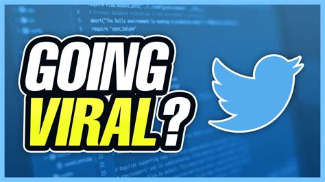 how tweets go viral using code youtube