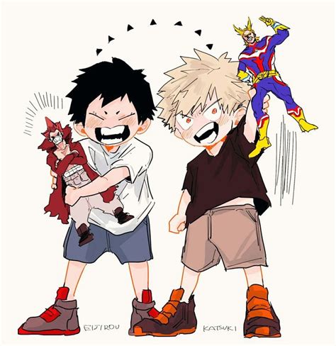 Bakugou Katsuki And Kirishima Eijirou Kirishima Eijirou My Hero