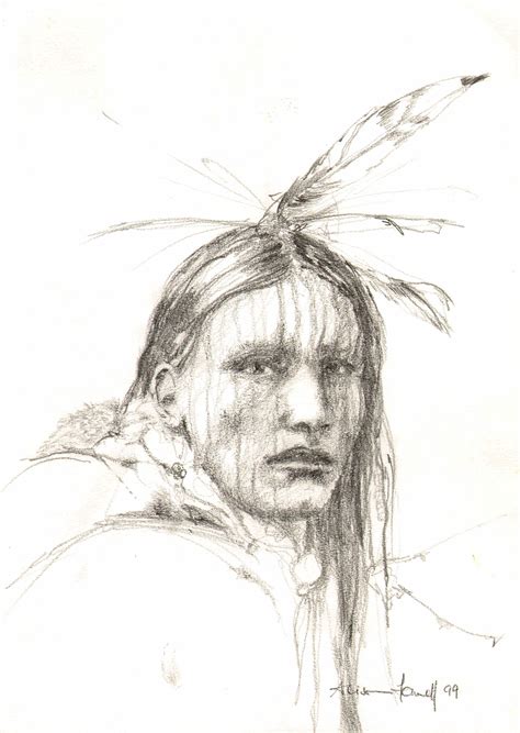 Native American Sketches Completely Differentnative American