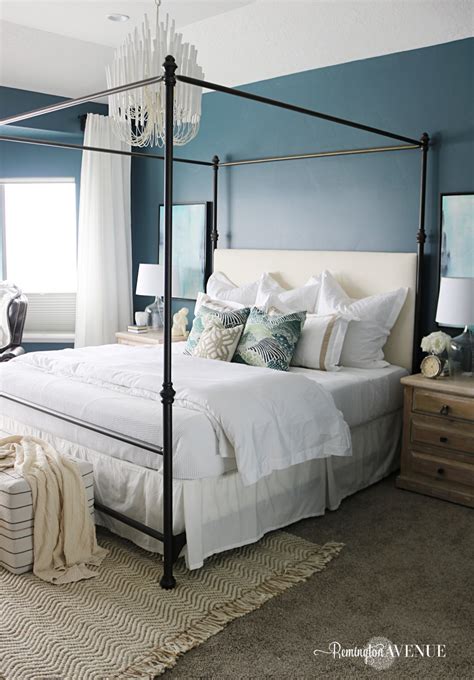 Blue Oasis Master Bedroom Reveal Remington Avenue