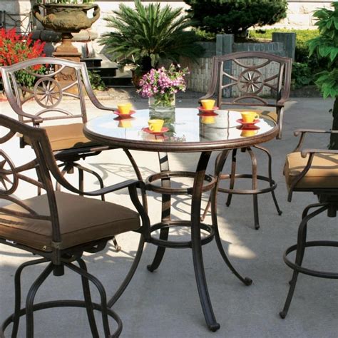 Maybe you would like to learn more about one of these? Darlee Ten Star 5 Piece Cast Aluminum Patio Bar Set With ...