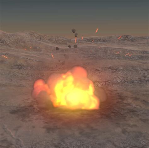 Artstation Mortar Explosion