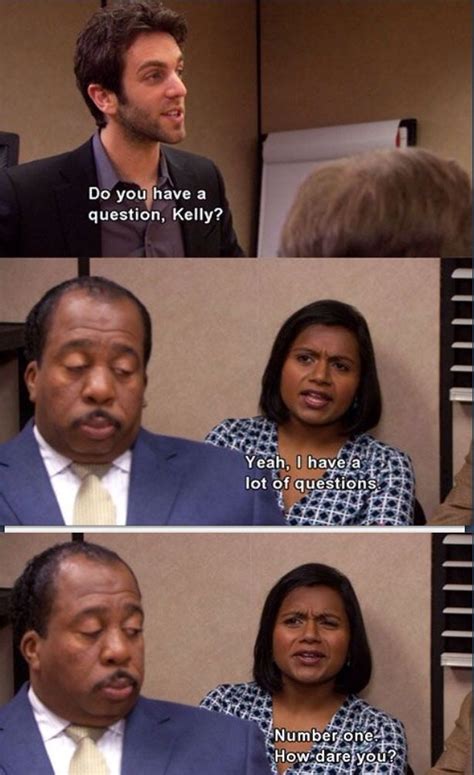 do you have a question kelly the office office memes the office show