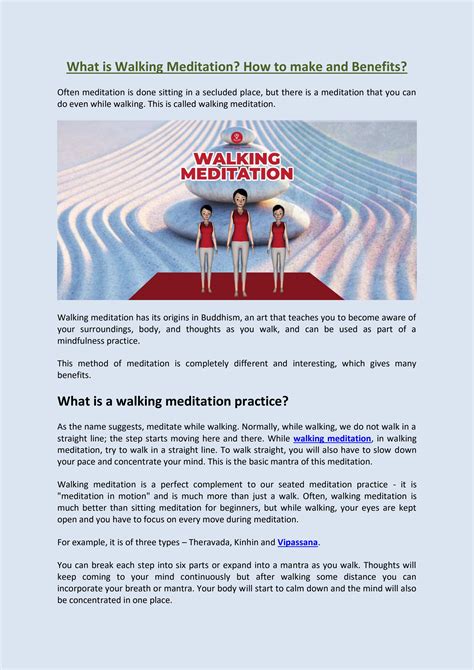 What Is Walking Meditation How To Make And Benefits By 7pranayama Issuu