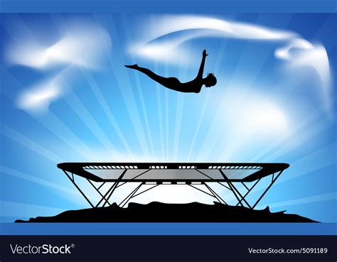 Trampoline Royalty Free Vector Image Vectorstock