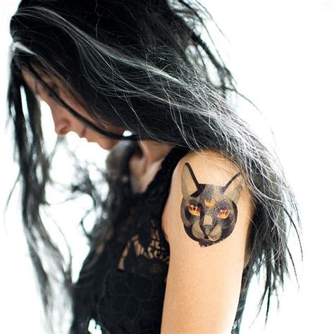 Tattoo Uploaded By Alex Wikoff Watercolor Black Cat By Sasha Unisex
