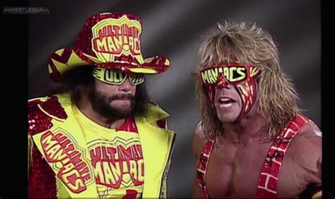 The Ultimate Warrior And Macho Man Spinning Piledriver