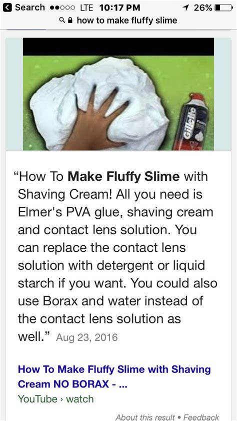 How To Make Fluffy Slime With Shaving Cream All You Need Is Elmer S Pva Glue Shaving Cream And