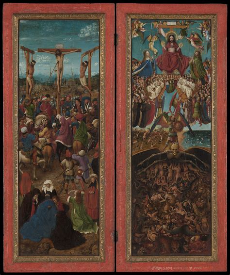 Jan Van Eyck The Crucifixion The Last Judgment The Metropolitan Museum Of Art