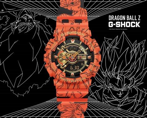 Looking closely, you can see illustrations of son goku training on the case along with a. G shock x one piece & dragon ball