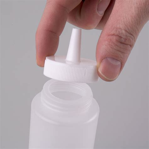Choice 8 Oz Clear Squeeze Bottle 6pack