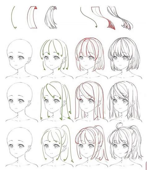Https://tommynaija.com/draw/how To Draw A Anime Hairstyles Step By Step