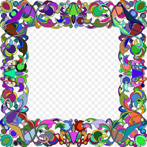 Picture Frames Clip Art Colorful Frame Png Download 23122312