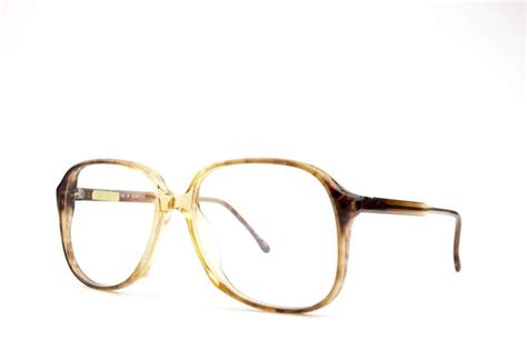 80s vintage oversized glasses translucent brown eyeglass etsy glasses oversized glasses