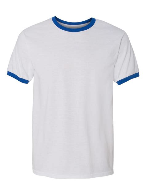 Gildan Dryblend Ringer T Shirt 8600 Ebay