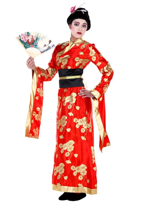 Womens Red Kimono Costume Ubicaciondepersonascdmxgobmx