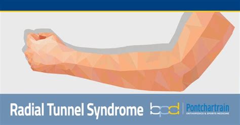 Radial Tunnel Syndrome Brandon P Donnelly Md