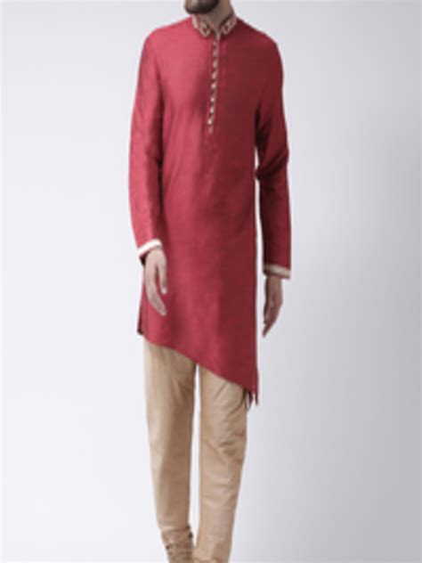 Buy I Know Men Maroon Solid Pathani Kurta Kurtas For Men 12433846