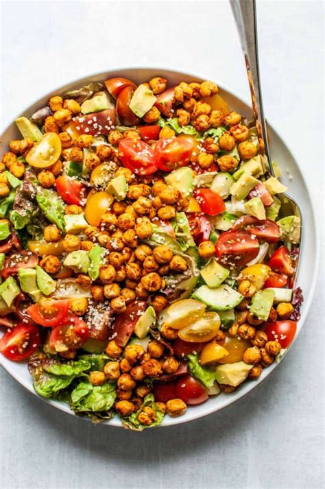 Roasted Chickpea Salad Recipe This Healthy Table