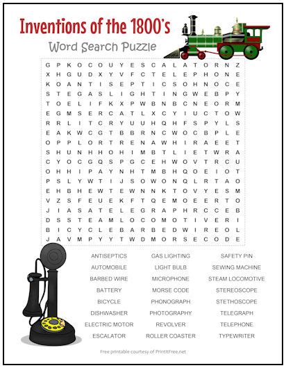 Famous Inventors Inventions Word Search Puzzle Worksheet Activity Vrogue
