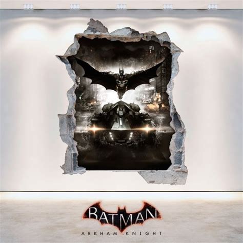 🥇 Decorative Vinyl Batman Arkham Knight 3d 🥇