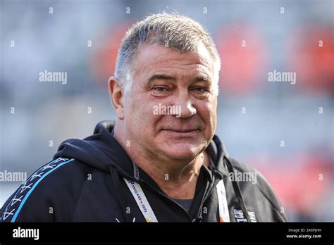 Shaun Wane Head Coach Of England Arrives At St Jamess Park Before The