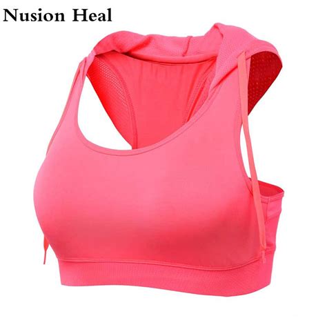 Nusion Heal Sexy Shockproof Women Sports Bra Top Fitness Padded Quick Dry Seamless Underwear
