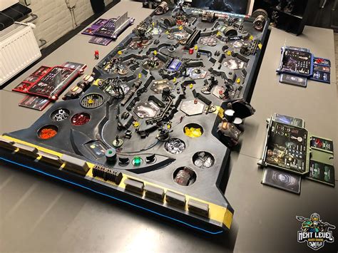 Nemesis is a game of survival, you are berated with an onslaught of alien invaders on an abandoned space ship and you must make it through. Nemesis 3D board game diorama - Games Up