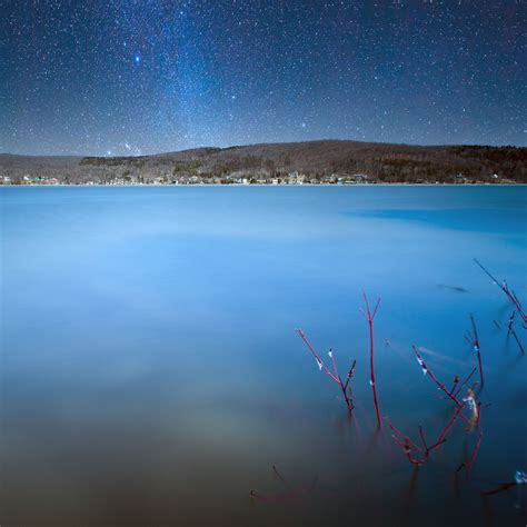Milky Way Over Lake William Ipad Air Wallpapers Free Download
