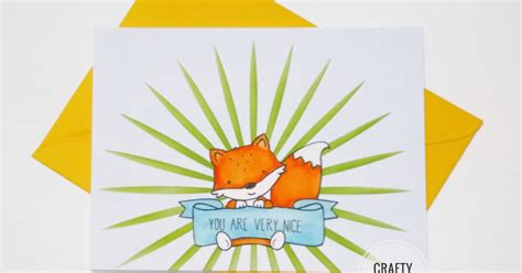 The Creative Twins Foxy Card