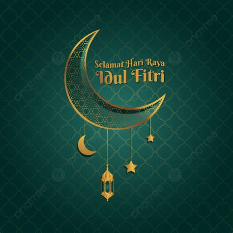 Greeting Card Selamat Hari Raya Idul Fitri Background Moslem Elegant Happy Eid Mubarak