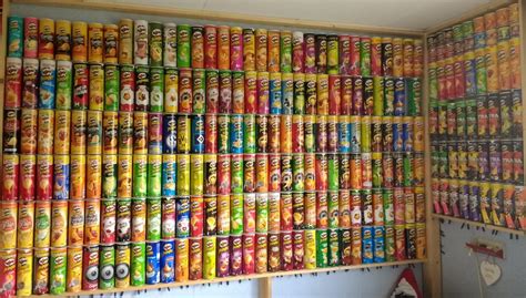 A Devoted Collection Of Pringles Cans Anormaldayinamerica
