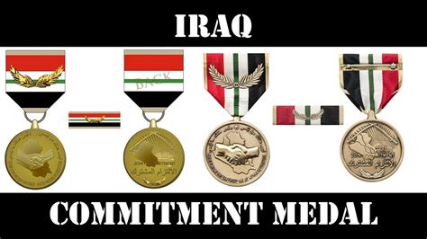 Iraq Commitment Medal Youtube