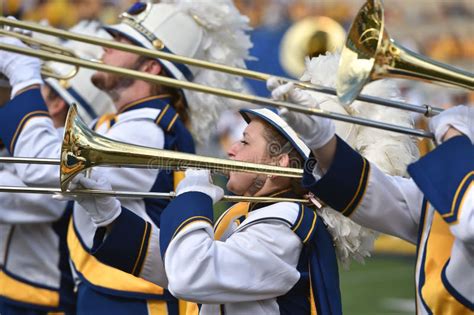 Wvu Pride Of West Virginia Marching Band Editorial Stock Image Image