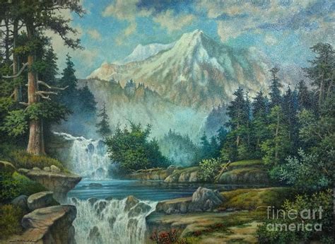 Rocky Mountain High Painting By John Hudson Hawke Fine Art America