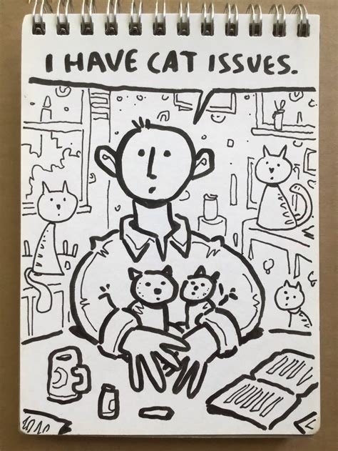 Cat Issues Drawing By Bobcomics Doodle Addicts