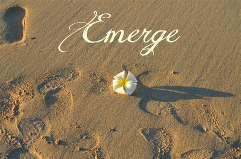 EMERGE - My Word for 2015