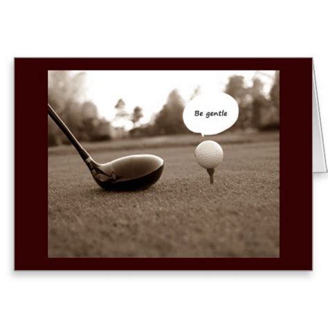 Golfers Humorous Birthday Wishes Card Retirement Party