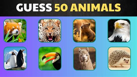 Guess The Animals In 3 Seconds Animal Quiz Game Test Your Knowledge