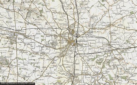 Historic Ordnance Survey Map Of Darlington 1903 1904