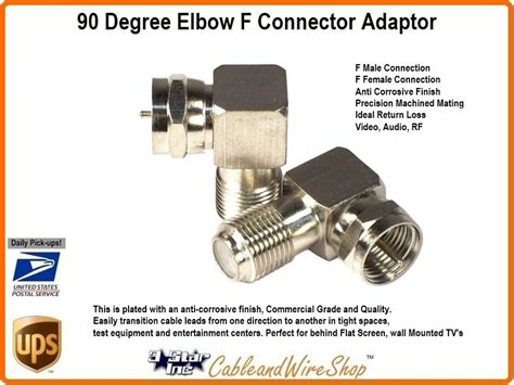 Then try to scan again. 90 Degree Angle Elbow F Connector Adaptor | 3 Star ...