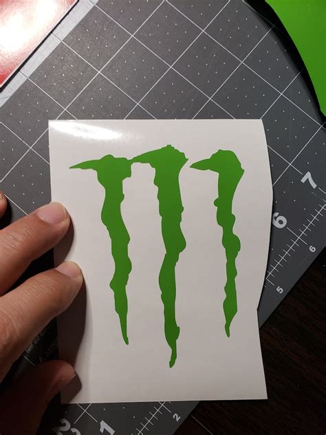 Monster Energy Vinyl Decal Claws Logo Sticker Kandy Vinyl Shop Gambaran